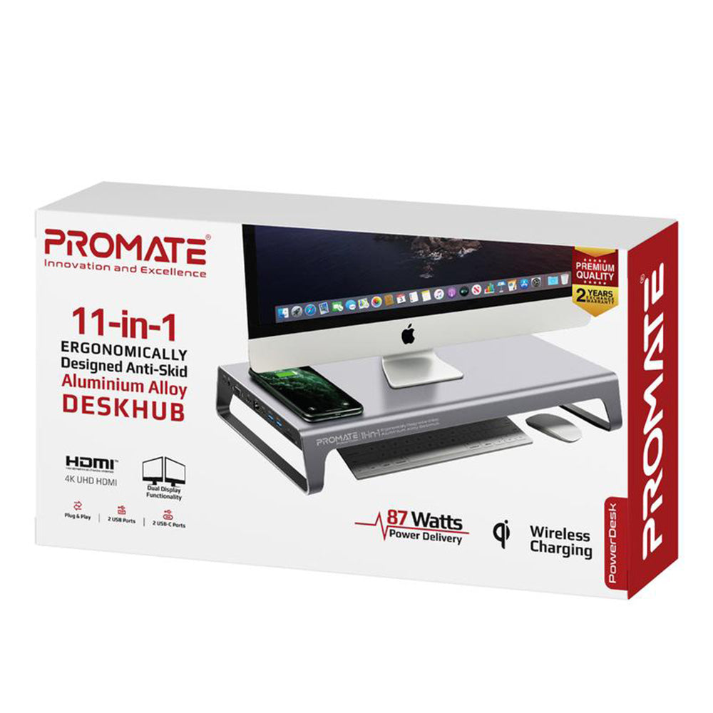 Promate PowerDesk USB-C Hub (4847222685796) Promate PowerDesk USB-C Hub (4847222685796)